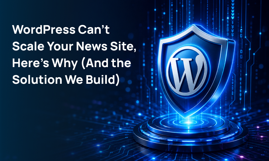 WordPress Can't Scale Your News Site, Here's Why (And the Solution We Build)